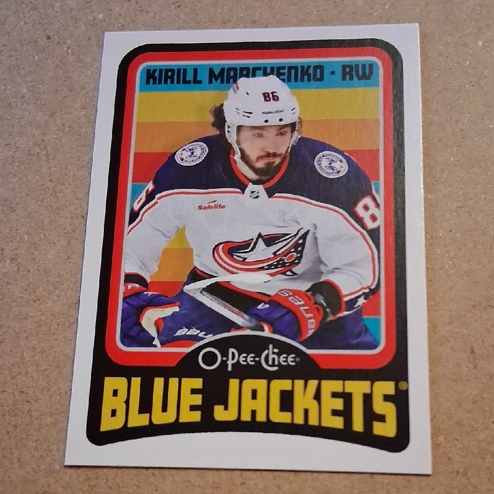 Kirill Marchenko Columbus Blue Jackets Hockey Cards